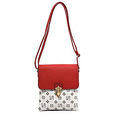 Flap Monogram Cross Body Bag
