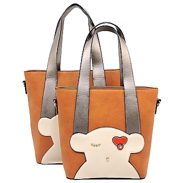 Fashion Bear 2-in-1 Tote Bag