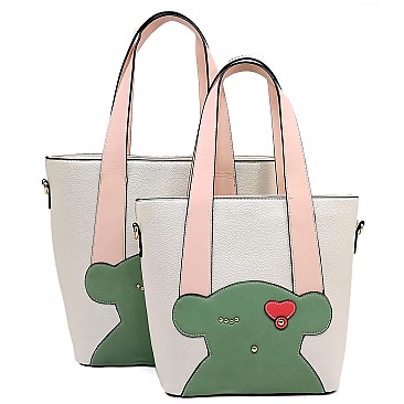 Fashion Bear 2-in-1 Tote Bag