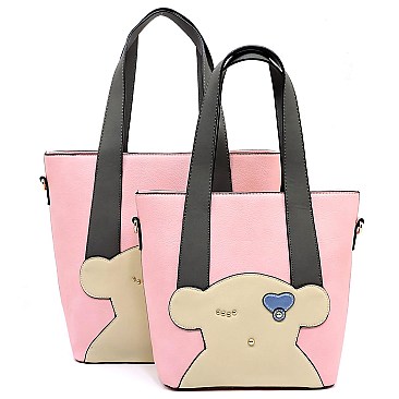 Fashion Bear 2-in-1 Tote Bag