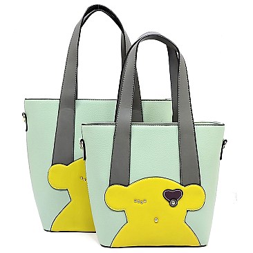 Fashion Bear 2-in-1 Tote Bag