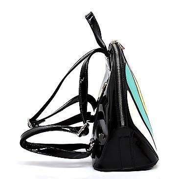 Patent Glossy Multi Backpack