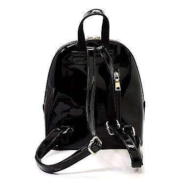 Patent Glossy Multi Backpack