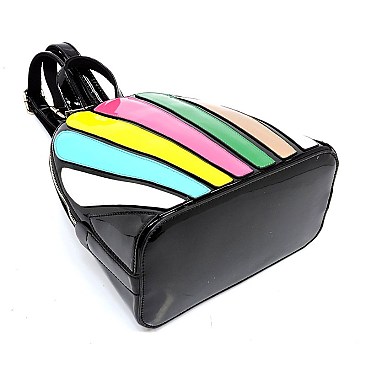 Patent Glossy Multi Backpack
