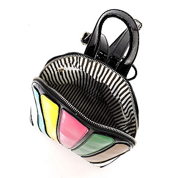 Patent Glossy Multi Backpack