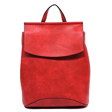 2 WAY FLAP BACKPACK SHOULDER BAG