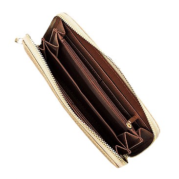2-in-1 Round Scarf Bamboo Handle Satchel