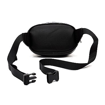 Checker Pattern Fanny Pack Waist Bag