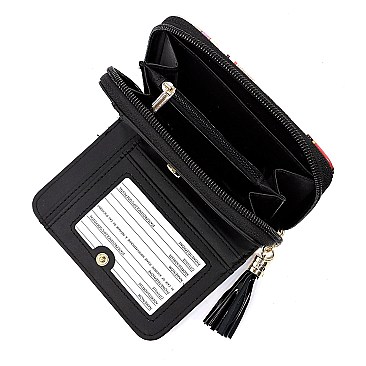 Zip Around Magazine Cover Picture Wallet Wristlet