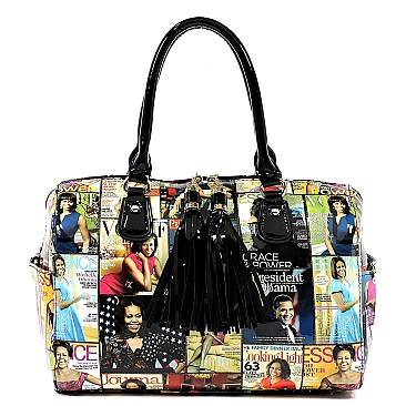 CH-OA2660 MICHELLE OBAMA BOSTON SATCHEL