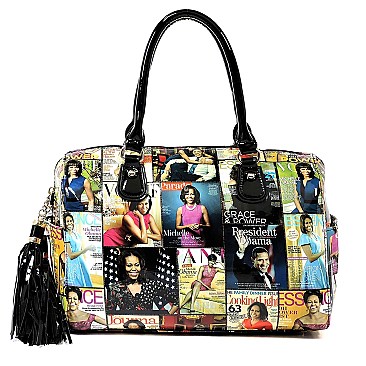 CH-OA2660 MICHELLE OBAMA BOSTON SATCHEL