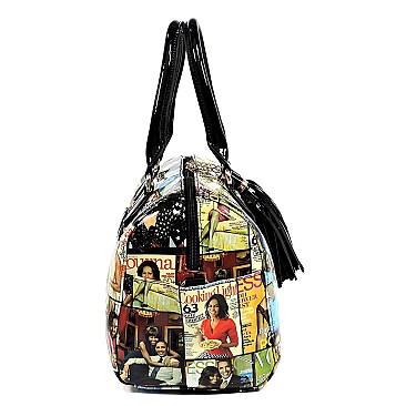 CH-OA2660 MICHELLE OBAMA BOSTON SATCHEL