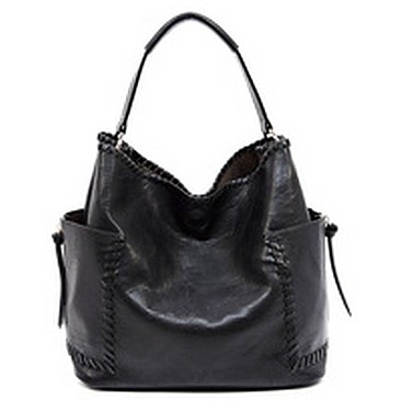 Whip stitch Side Pockets 2-in-1