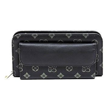 MONOGRAM POCKET CLUTCH CROSSBODY