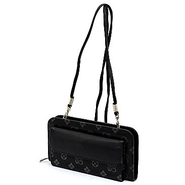 MONOGRAM POCKET CLUTCH CROSSBODY