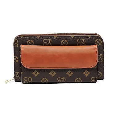 MONOGRAM POCKET CLUTCH CROSSBODY