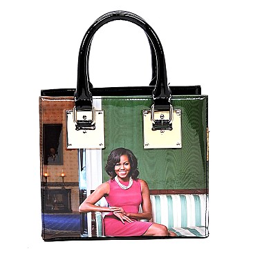 MICHELLE OBAMA SMALL BOXY SATCHEL