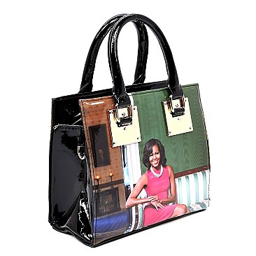 MICHELLE OBAMA SMALL BOXY SATCHEL