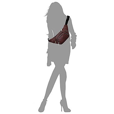 Fashion Multi Pocket Fanny Pack Waist Bag