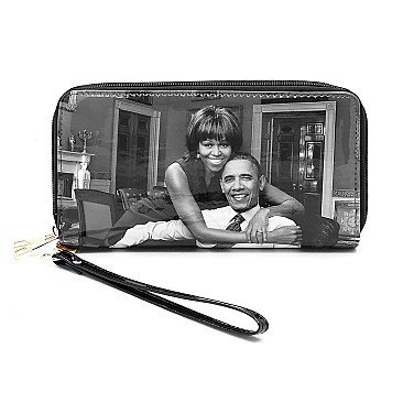 Magazine Cover Picture Wallet Wristlet