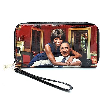 Magazine Cover Picture Wallet Wristlet
