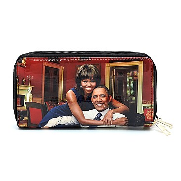 Magazine Cover Picture Wallet Wristlet