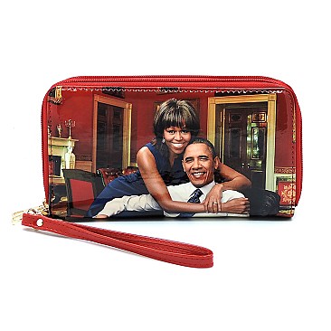 Magazine Cover Picture Wallet Wristlet