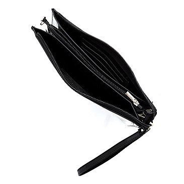 Picture Magazine Cover Crossbody Clutch Wallet Wristlet
