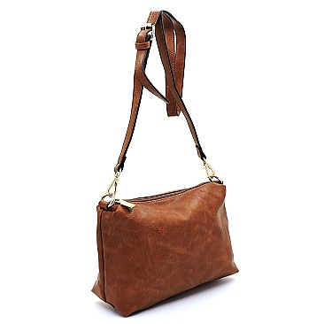 Color Block String Accent 2 in 1 Hobo MH-D0459