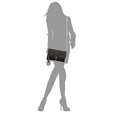 Monogram Bi Fold Clutch