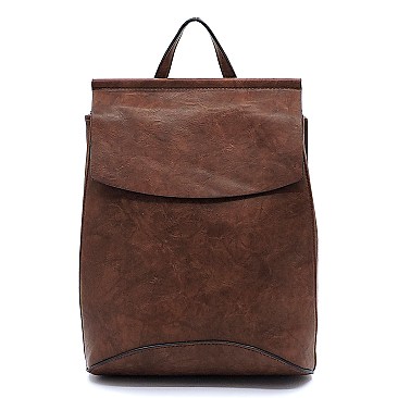 2 WAY FLAP BACKPACK SHOULDER BAG