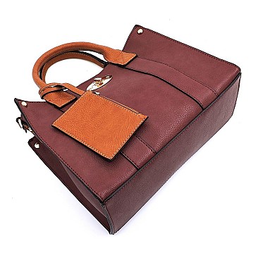 Fashion 3-in-1 Boxy Satchel