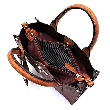 Fashion 3-in-1 Boxy Satchel
