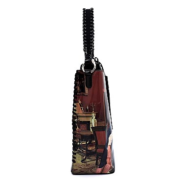Large Magazine Cover Picture Bucket Satchel