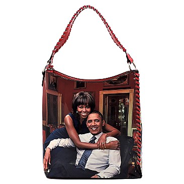 Large Magazine Cover Picture Bucket Satchel
