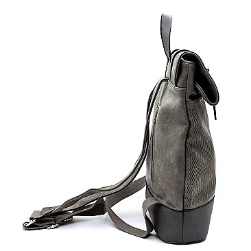 VIRAGO FASHION ROLL FOLDING FLAP BACKPACK