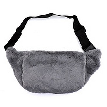 Faux Fur Fanny Pack Waist Bag