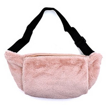 Faux Fur Fanny Pack Waist Bag