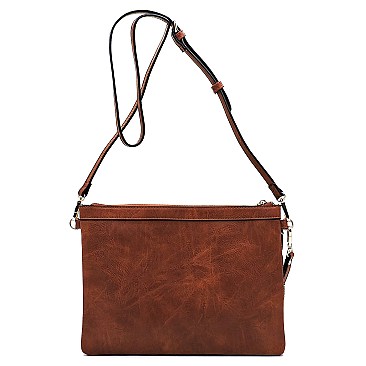 Unique Two-Tone Leaf Layered Clutch Shoulder Bag MH-LY112
