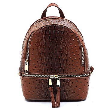 Ostrich Croc Backpack