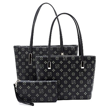 3 IN 1 MONOGRAMMED TOTE