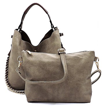 Chain Accent 2 in 1 Hobo