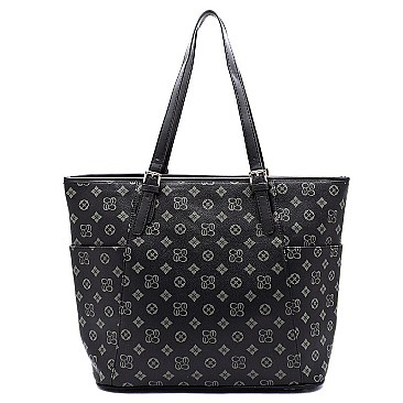 Signature Shopper Monogram Tote