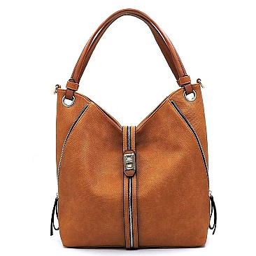 Fashion Zipper Shoulder Bag