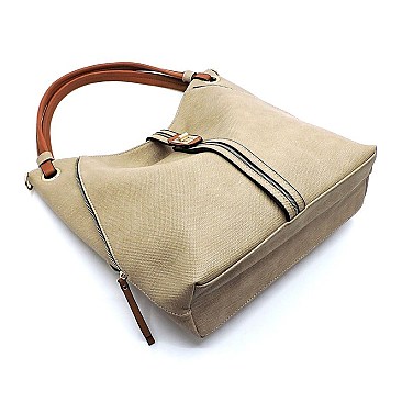Fashion Zipper Shoulder Bag
