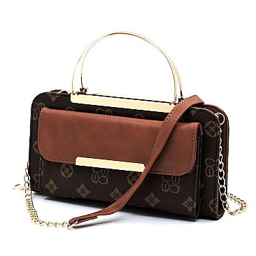 MONOGRAM TOP HANDLE CROSSBODY