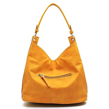 Fashionable Woven Detail Front Pocket 2-Way Hobo MH-AL0012