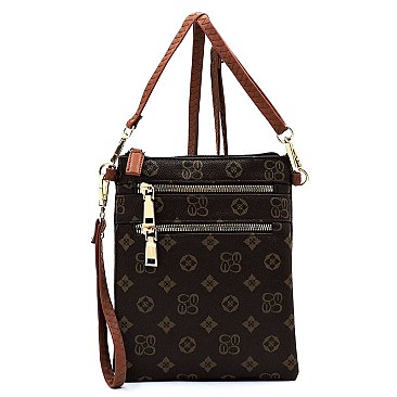 MONOGRAM MULTI-ZIP CROSSBODY BAG