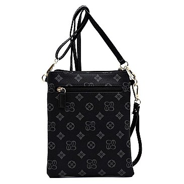 MONOGRAM MULTI-ZIP CROSSBODY BAG