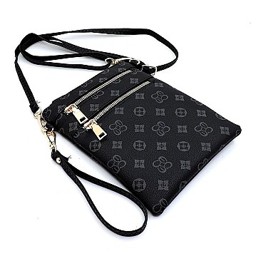 MONOGRAM MULTI-ZIP CROSSBODY BAG